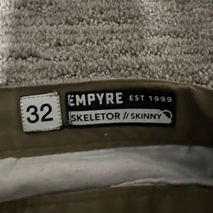 Empyre Skelton skinny chino pants, size 32